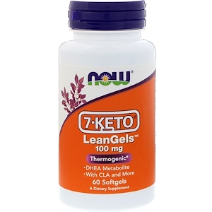 7-Keto, LeanGels, 100 mg, 60 Softgels, Now Foods