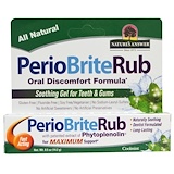 PerioBrite Rub, Soothing Gel for Teeth + Gums, Cool Mint, 1/2 oz (14.2 g), Nature's