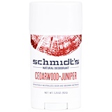 Deodorant, Natural, Cedarwood + Juniper, 3.25 oz (92 g), Schmidt's Naturals