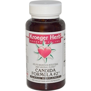 Candida Formula #2, 100 Veggie Caps, Kroeger Herb Co