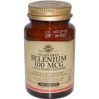 Selenium, Yeast-Free, 100 mcg, 100 Tablets, Solgar