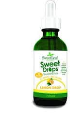 SweetLeaf Liquid Stevia, Sweet Drops Sweetener, Lemon Drop, 2 fl oz (60 ml), Wisdom Natural